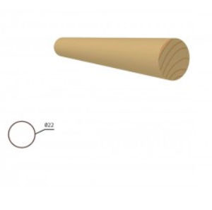 Barrote Pino Clear 22mm